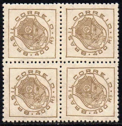 Brasil C 0177 A Congresso Eucarístico Filigrana Q Menor Quadra 1942 NNN (i)