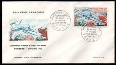 18119 Polinésia Francesa Aéreo 14 Pesca Submarina Peixes 1965
