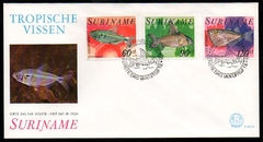 18128 Suriname FDC A78/80 Peixes U