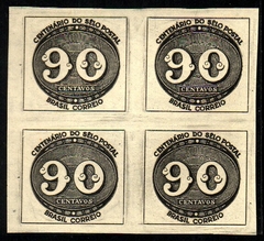 Brasil C 0182 Centenário dos Olhos de Boi Quadra 1943 NNN