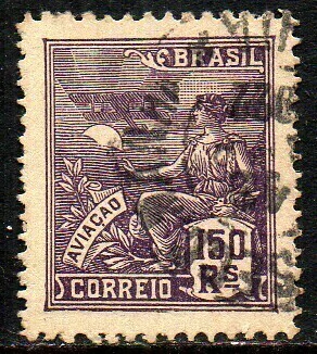 Brasil 182Ca Vovó Aviação Variedade S de Brasil Enfeitado U (a)