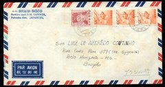 18365 Japão Envelope Circulado Peixes 1959