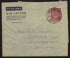 18474 Rodésia Do Norte Envelope Pré-franqueado Alemanha