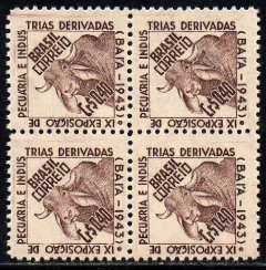 Brasil C 0185 Exposição Pecuária Quadra 1943 NNN - comprar online