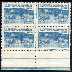 Brasil C 0186 Santa Casa de Misericórdia de Santos Quadra 1943 NNN / NN