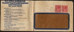 18815 Holanda Envelope Com Visor Com Dobra 1929