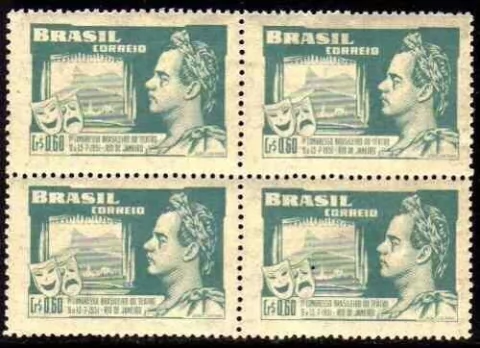 Brasil C 0265 Congresso De Teatro Quadra Nnn