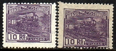 Brasil 189 Vovo Trem Locomotiva Papel Cebolinha + Papel Fino Lustroso N (a)