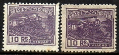 Brasil 189 Vovo Trem Locomotiva Papel Cebolinha + Papel Fino Lustroso N (b)