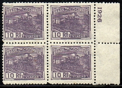 Brasil 189 Vovo Trem Locomotiva Papel Fino Lustroso Quadra N (ak)