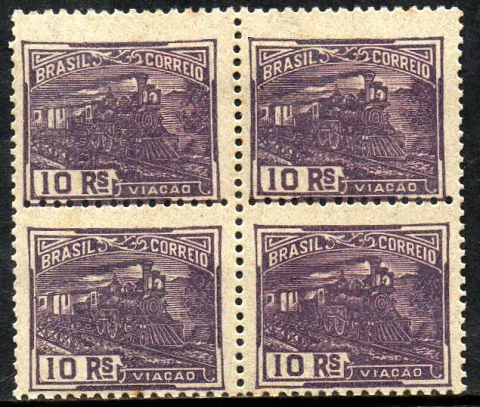 Brasil 189 Vovo Trem Locomotiva Papel Cebolinha Quadra NN (c)