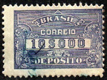 Brasil Depósito D 019 Numeral U (ai)