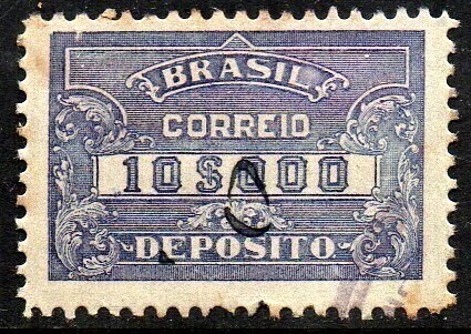 Brasil Depósito D 019 Numeral U (ax)