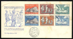 19128 Vaticano FDC 322/27 Chegada de São Paulo a Roma