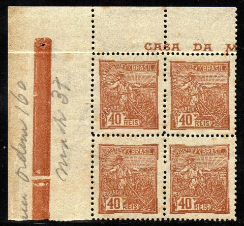 Brasil 192 Vovó Agricultura Quadra NN (c)