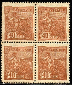 Brasil 192 Vovó Agricultura Quadra NN (w)