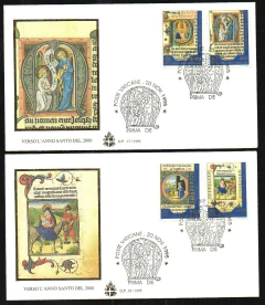 19222 Vaticano FDC 1025/28 Ano Santo