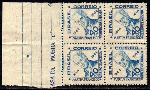 Brasil C 0194 Martim Francisco Politico Quadra 1945 NNN (a)