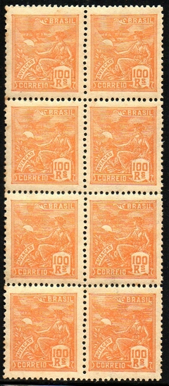 Brasil 197 + 197 Es Vovó Aviação Bloco de 8 (4x2) NN