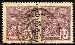 Brasil 198 + 198C Vovó Aviação Variedade S de Brasil Enfeitado Par U (a)