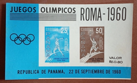 Panama (1960) - Bloco jogos Olimpicos Roma.