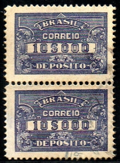 Brasil Depósito D 019 ES Numeral Par Vertical U