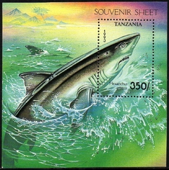 20230 Tanzânia 1993 Tubarão Peixes NNN