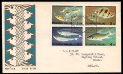 20233 Tailândia FDC 846/49 Peixes U