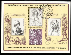 20375 São Tomé e Príncipe Bloco 12 Pinturas Albrecht Durrer U