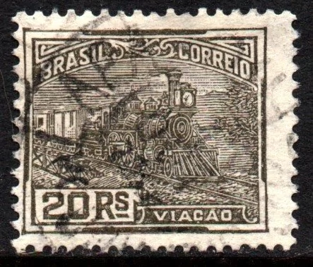 Brasil 217 Vovó Trem Filigrana F Casa+estrelas U (a)