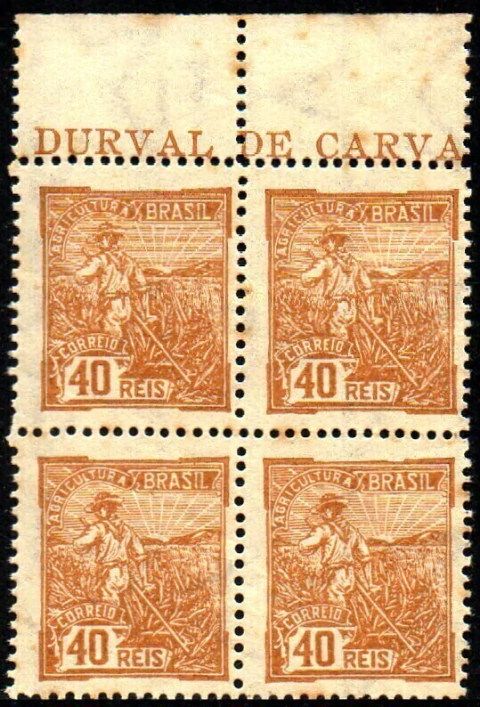 Brasil 218 Vovó Agricultura Quadra NN (e)