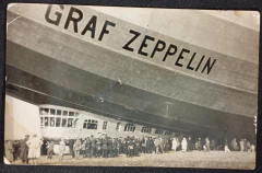 Cartão Postal - Original com foto do Graff Zepellin.