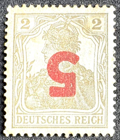 Polonia 1919 - Sobrecarga invertida - Yvt# 61a - 3000€