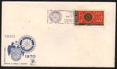 18116 Peru Envelope Fdc 1970 Rotary Club U
