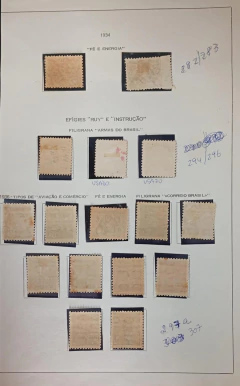 Regulares - Folha de coleção (282/83) novos + (294/96, o 294 novo) + (297/307) - 254 Ufs  - comprar online