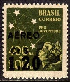 Brasil Aéreos 056 B Variedade Cores Trocadas Rara NNN