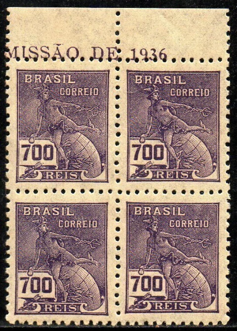 Brasil 288A Vovó Mercúrio Quadra NN (c)