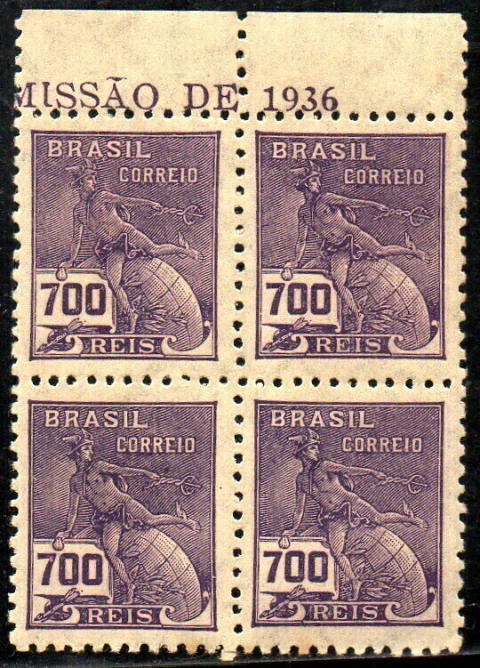 Brasil 288A Vovó Mercúrio Quadra NN (e)
