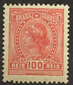 Brasil, Regulares, Alegoria republicana, 100 réis (RHM#165) novo