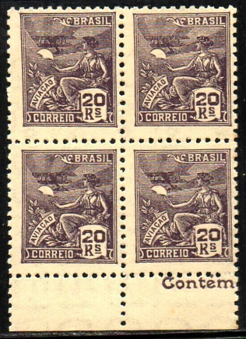 Brasil 298 Vovó Aviação Quadra NNN (a)