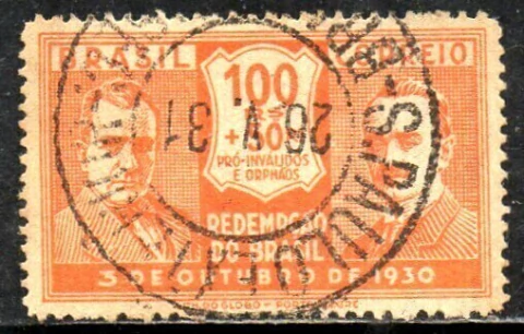 Brasil 0030 Revolução de Outubro Getúlio e João Pessoa 1931 U