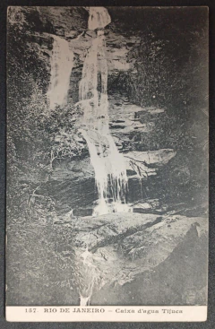 Cartão Postal - Rio de Janeiro - Caixa d`agua Tijuca - Novo! 