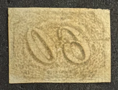 Brasil, Império, Numeral, Inclinado 60 réis, (RHM#006ASP) 4500 Uf's, tipo 1, papel fino, sem pigmentos azuis, usado - comprar online