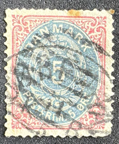 Dinamarca 1875 - Yvt: 23A - 75 Euros.