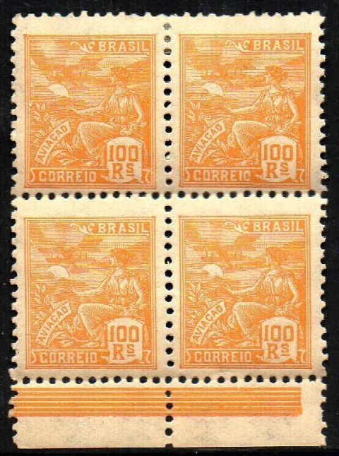 Brasil 314a Vovó Aviação Quadra NN (a)