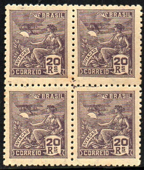 Brasil 319 Vovó Aviação Quadra NN (a)