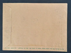 Envelope de propaganda enviada de Porto Alegre para a Alemanhã, porteado com 6 quadras diferentes de - comprar online