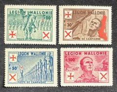 Legião Valônia - Bélgica 1942 - "Antibolchevista" - Erinofilia - E26/29.