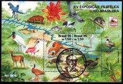 Brasil Bloco 101 Fauna Rio Tietê Cbc Filatelia Tem tica U