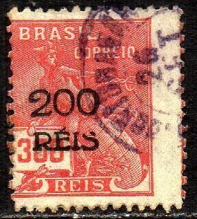Brasil 352 Vovó Mercúrio Sobretaxado Variedade S Partido U (a)